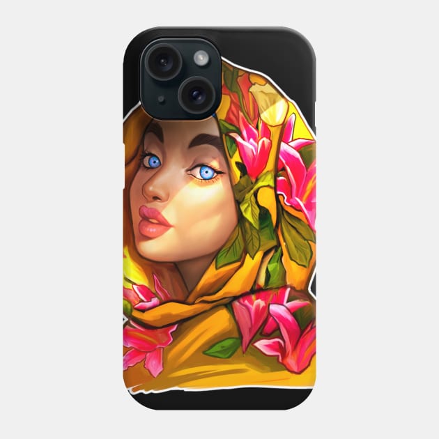 BLUE EYES Phone Case by felixantosart