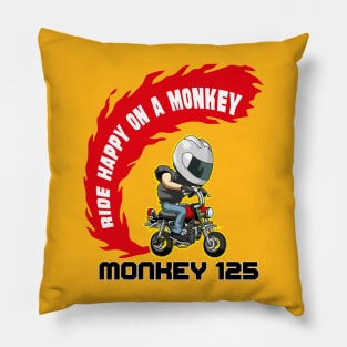 Ride Happy on a Monkey Pillow