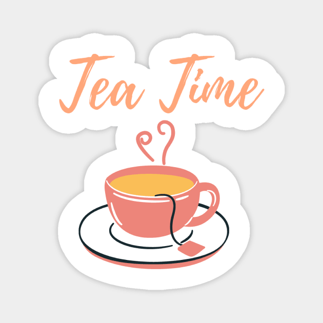 Tea Time Magnet by Simple D.