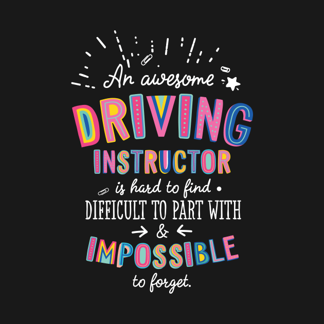 An awesome Driving Instructor Gift Idea - Impossible to Forget Quote by BetterManufaktur