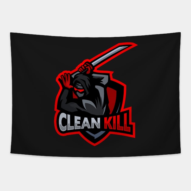 team logo Tapestry by CLEANKILLESPORTS1