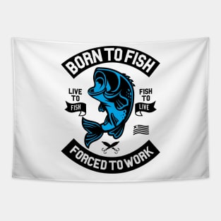 Born To Fish Tapestry