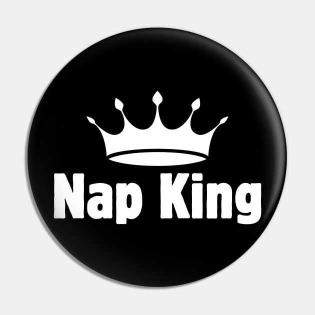 Nap King Pin by Meow Meow Designs