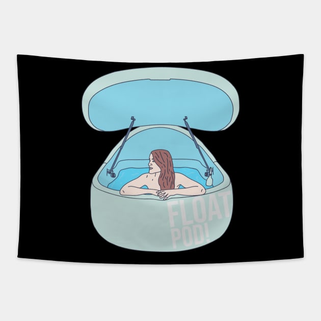 Float Pod - Water Tank - Sensory Deprivation Tapestry by DeWinnes