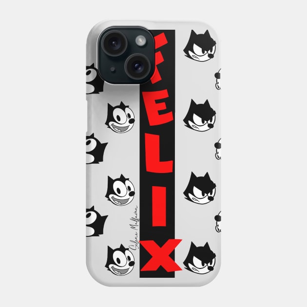 Felix the cat Phone Case by Art_of_Selene