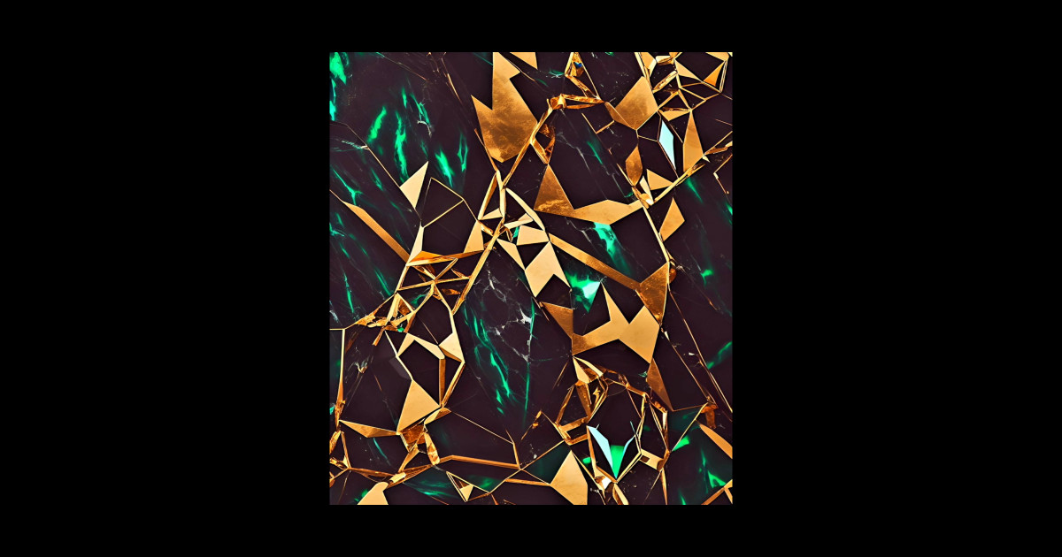 The Archaic Elements. Elegant Royal Precious Marble Sticker TeePublic