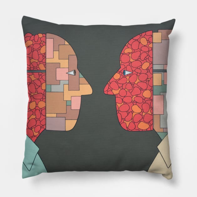 Empathy Smackdown Pillow by RoseOfCorn