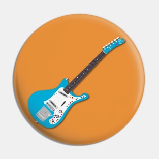 King Gizzard: Stu's Bedazzled Guitar Pin