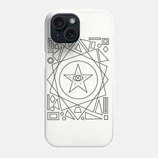 The Geometric Eye Phone Case