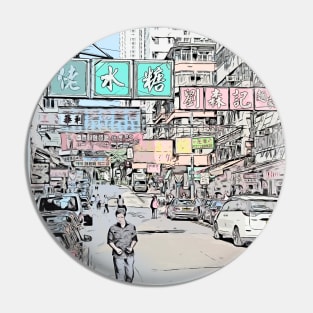 HK Street Pin