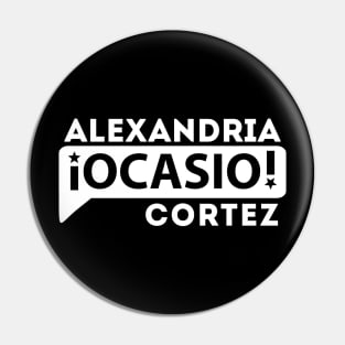 Alexandria Ocasio Cortez Pin