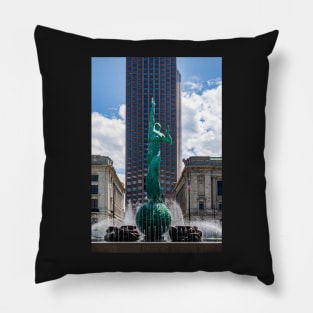 Fountain Of Eternal Life Pillow