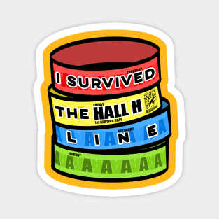 I Survived the Hall H Line - Wristbands Magnet