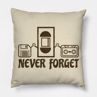 Never forget VHS Pillow