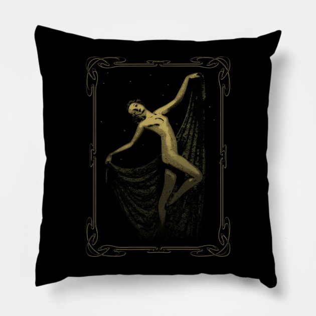 Deco Goddess Pillow by bronzarino