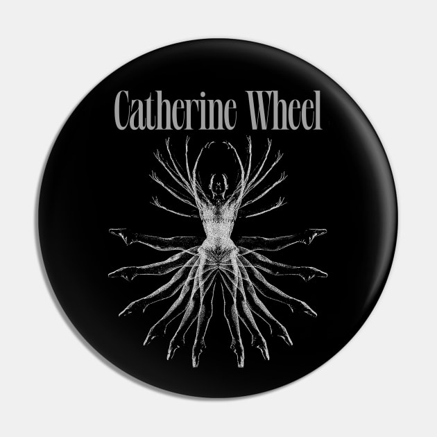 Catherine Wheel - 90s Shoegaze Pin by fuzzdevil