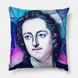 Thomas Gray Snowy Portrait | Thomas Gray Artwork 13 Pillow