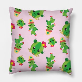 Kawaii Cactus Neck Gaiter Flowering Cactus Neck Gator Pillow