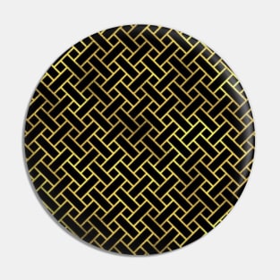 black and gold Pin