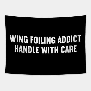 Wing Foiling Addict Handle with Care Tapestry