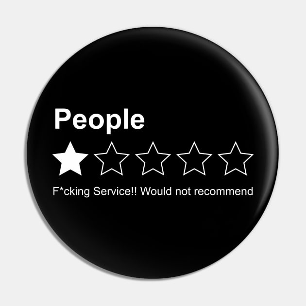 People Rating One Star Not Reccomend Service Pin by kaitokid