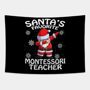 Santas Favorite Montessori Teacher Christmas Tapestry