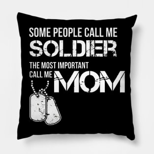 Soldier Mom Pillow