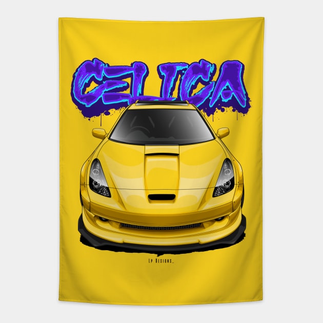 Celica Gt Tapestry by LpDesigns_