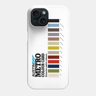 AUSTIN METRO - colour guide Phone Case