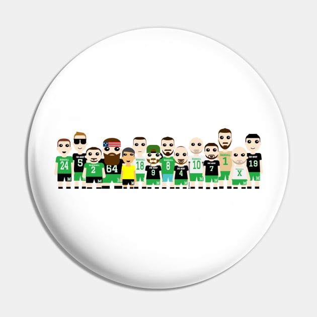 Marshall Football Pin by vianasix