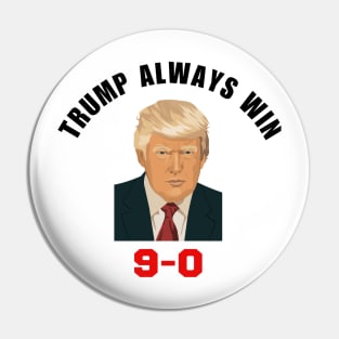 trump 9-0 Scotus 2024 Pin