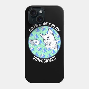 Cats Don't Play Video Games Phone Case