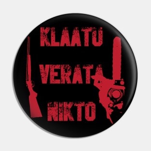 klaatu verata nikto Pin