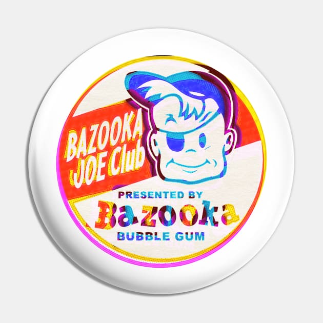 Bazooka Joe bubble gum Pin by HAPPY TRIP PRESS