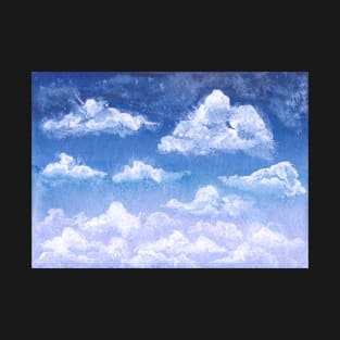 Blue Sky and White Clouds T-Shirt