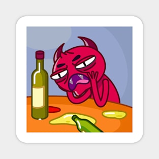 The Red Devil is a drunkard Magnet