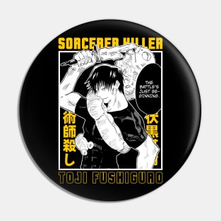 Sorcerer Killer Toji Anime Fanart Pin