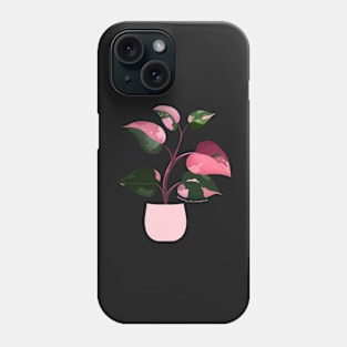 Pink Princess Philodendron Phone Case