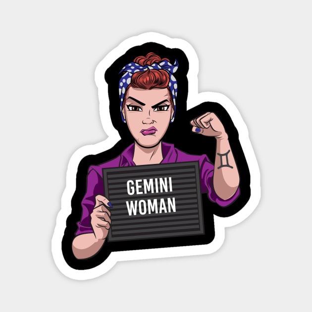 Gemini Woman Magnet by Surta Comigo