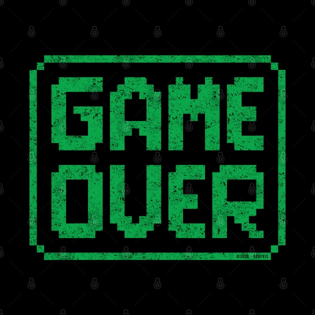 GAME OVER (Green Worn) by Roufxis