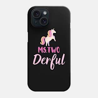 Miss two derful Phone Case