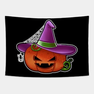 Halloween Pumpkin Tapestry