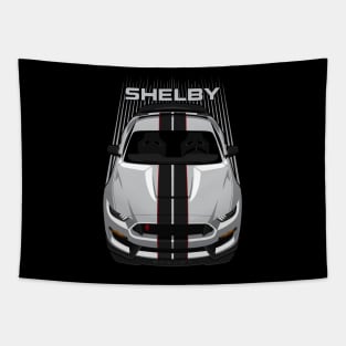 Ford Mustang Shelby GT350R 2015 - 2020 - Silver - Black Stripes Tapestry