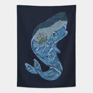 The Whale and the Rough Seas Tapestry
