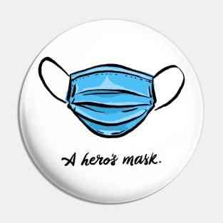 A Hero's Mask Pin