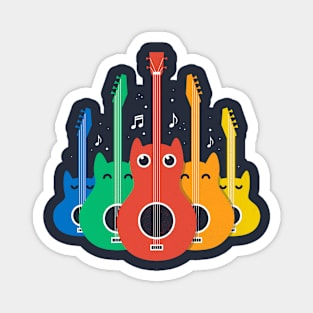 Kitty Jam Session Magnet