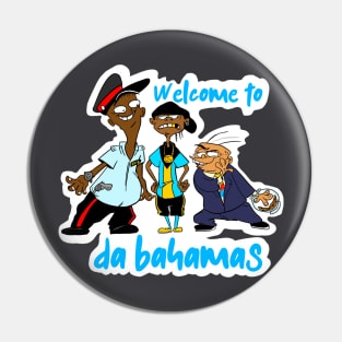 Bahamas Cartoons Pin