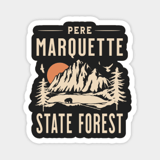 Pere Marquette State Forest Michigan Magnet