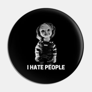 I Hate People Pin