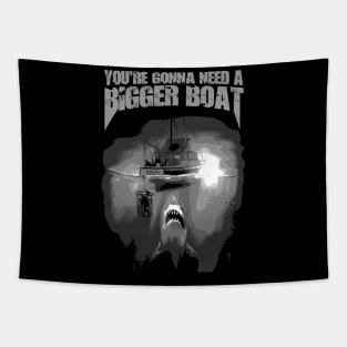 Quint's Amity Island Fishing You're Gonna Need a Bigger Boat Tapestry